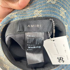 Amiri Bandana Paisley Denim Bucket Hat
