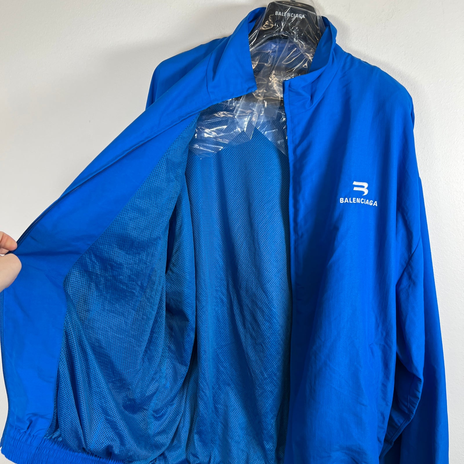 Balenciaga Blue Tracksuit Jacket Size M