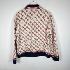 Gucci Interlocking G Logo Printed Trucker Jacket Size 46