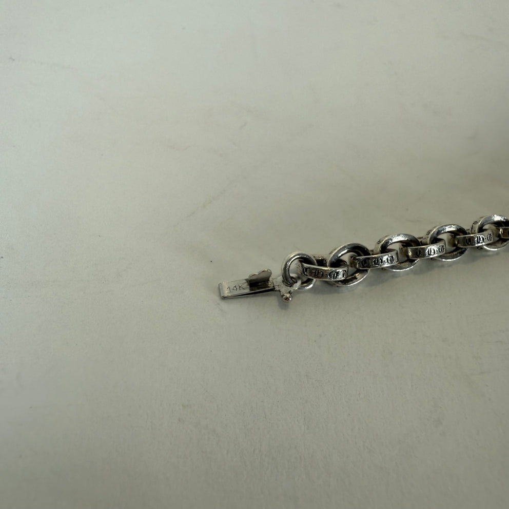 Chrome Hearts 'Paper Chain' .925 Silver Bracelet