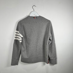 Thom Browne Grey 4-Bar Crewneck Size 2