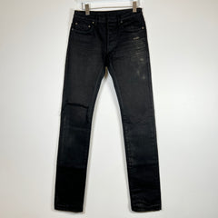 Dior Claw Mark Black Jeans Size 28
