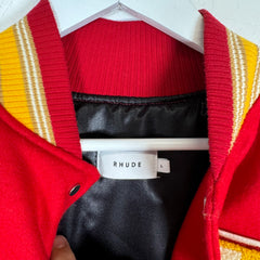 Rhude Red Bull Market Varsity Jacket