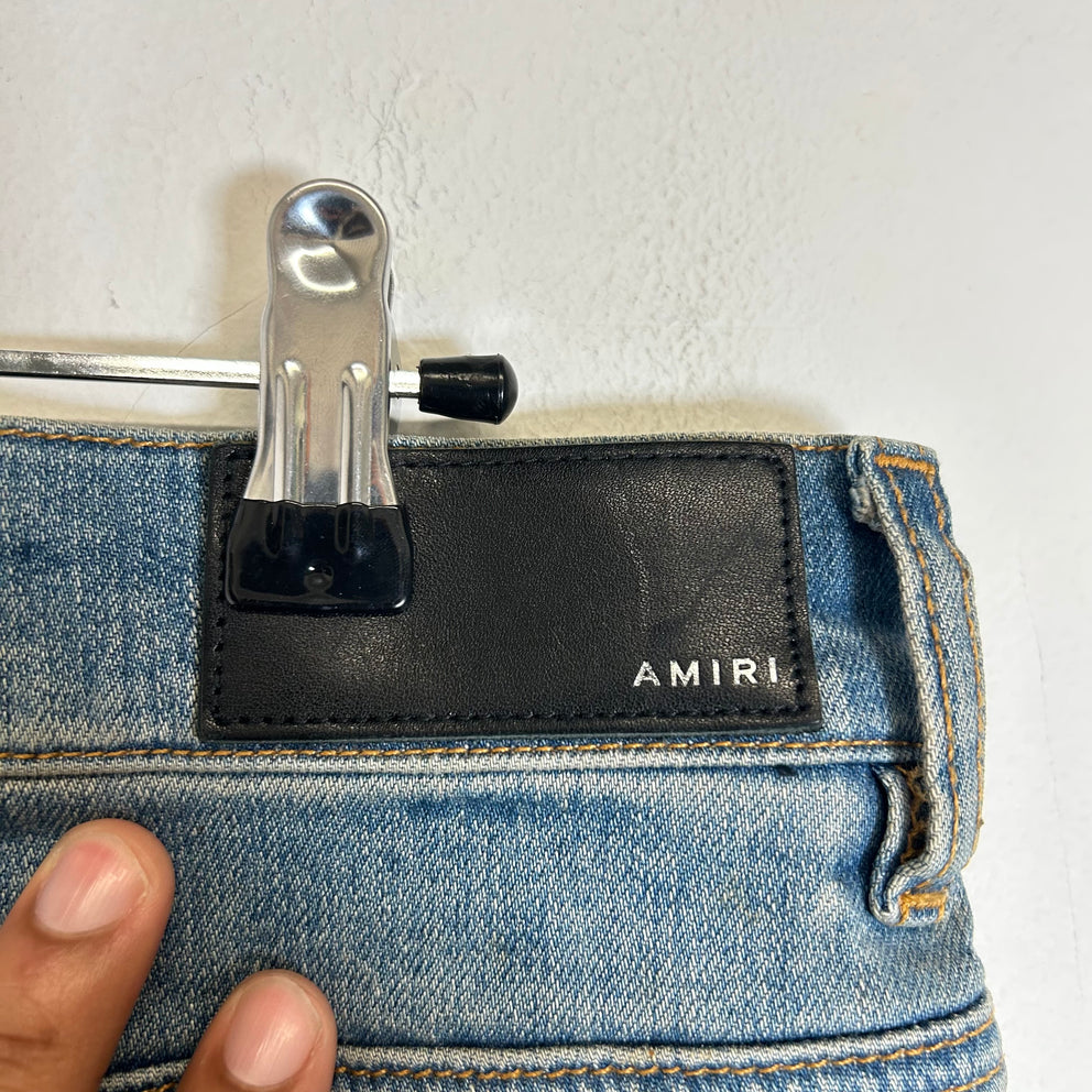 Amiri MX1 Pink Patch Jeans Size 30