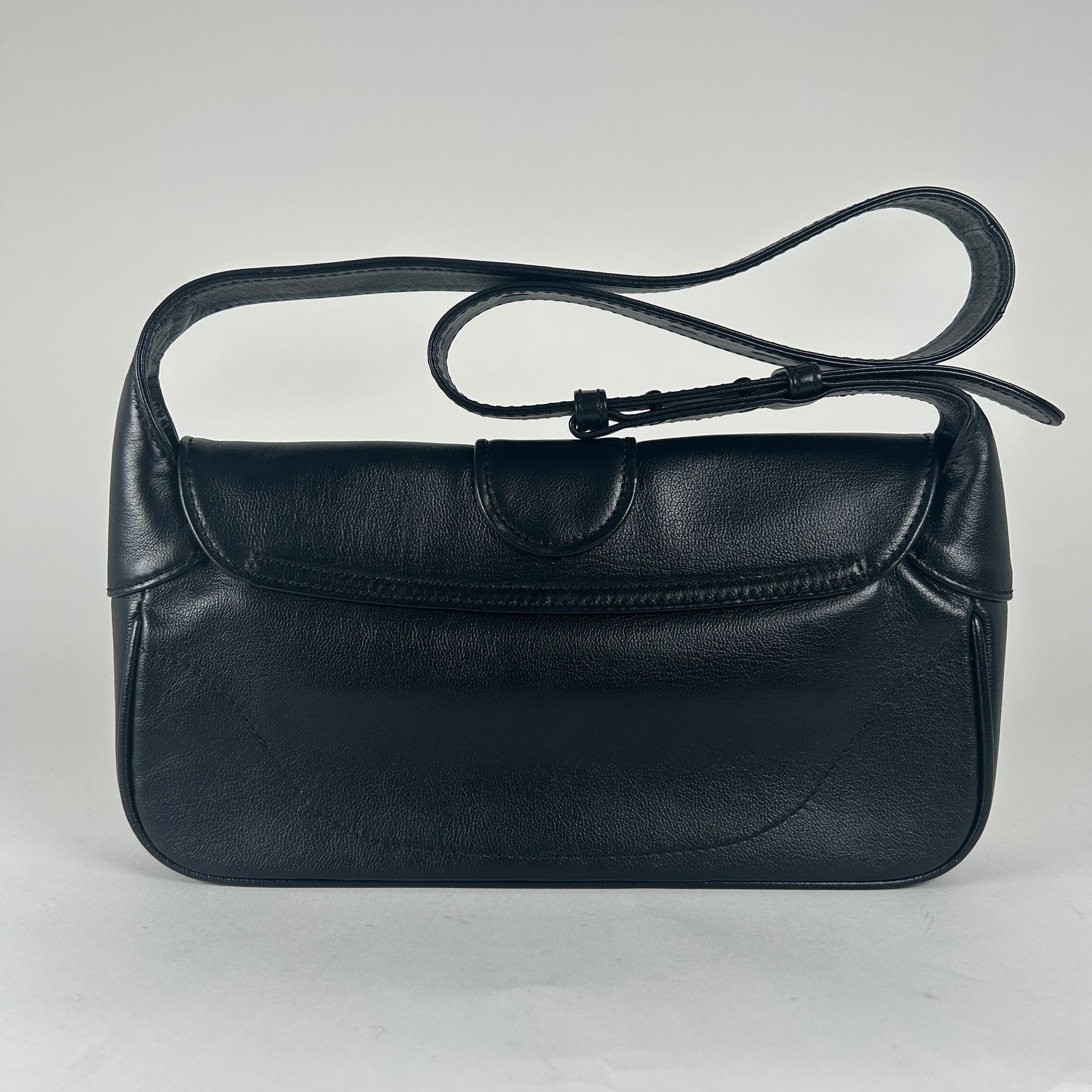 Gucci Black Leather Aphrodite Bag