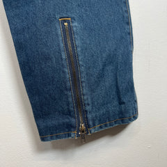 Supreme x Vanson Leathers Blue Denim Racing Jeans Size 30