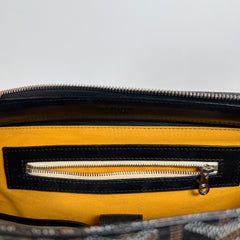 Goyard Black Goyardine Marie Galante MM Tote Bag