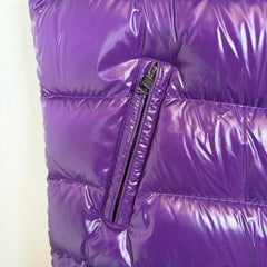 Moncler Purple Tibb Down Vest Size 5