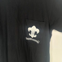 Chrome Hearts Black 'Fleur' Graphic T-Shirt Size S