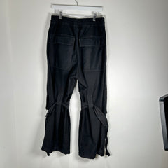 Dries Van Noten Black Bondage Cargo Pants Size M