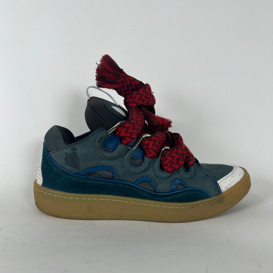 Lanvin Blue Curb Sneaker Size 42