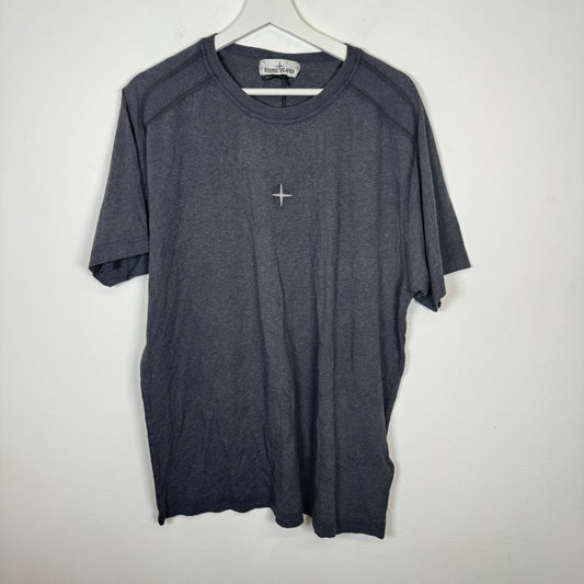 Stone Island Grey Compass Tee Size 2XL