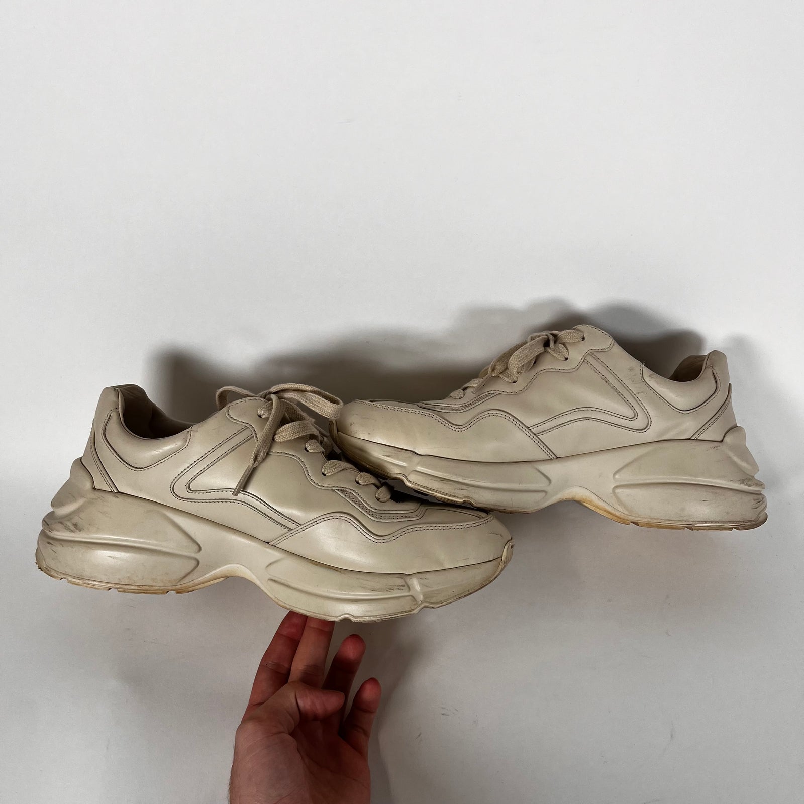 Gucci Red Logo Rython Size 8.5