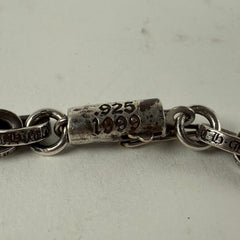 Chrome Hearts Paper Chain Bracelet 7 Inch