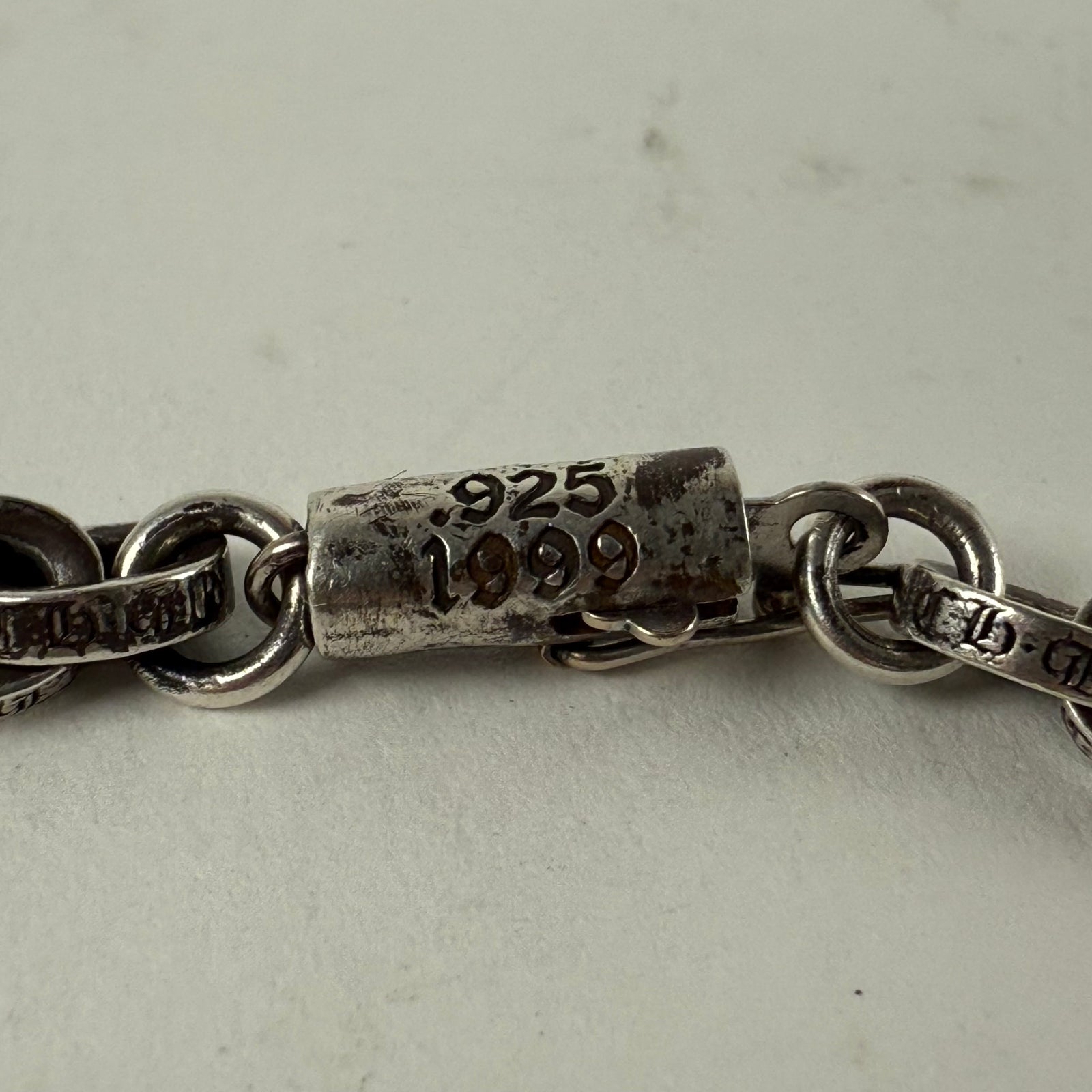 Chrome Hearts Paper Chain Bracelet 7 Inch