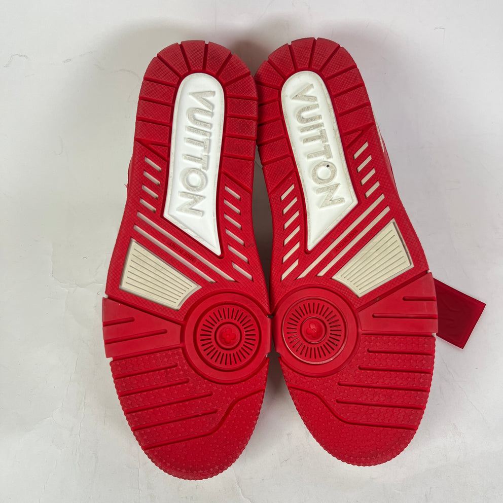 Louis Vuitton Red Monogram LV Trainer