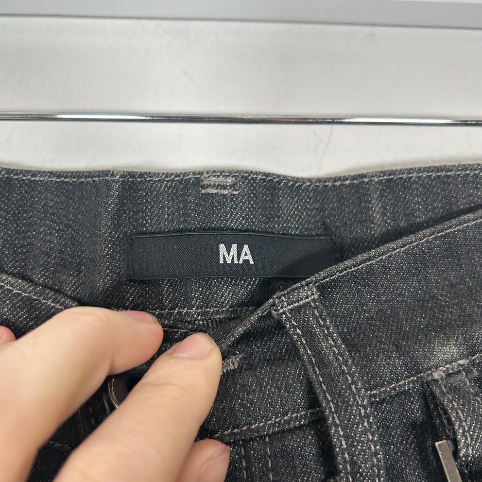Julius SS09 MA Black Denim Jeans Size 28
