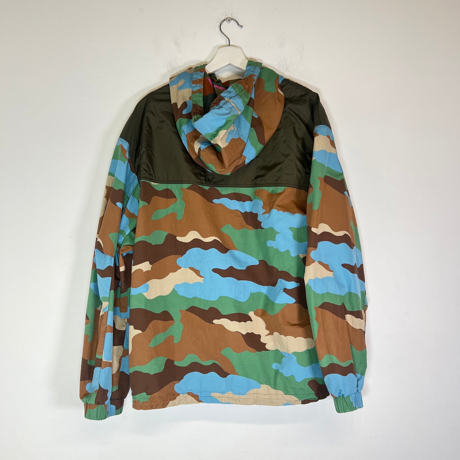 Moncler Multicolor Camo Kounde Giubbotto Jacket Size 5