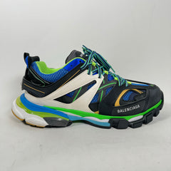 Balenciaga Green/Blue Track Sneakers Size 45
