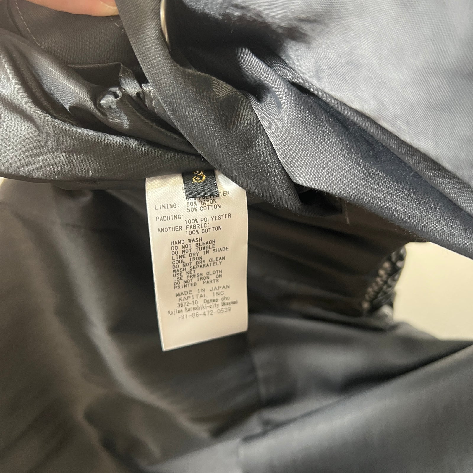 Kapital Black Bandana Kneel Vest Size 3
