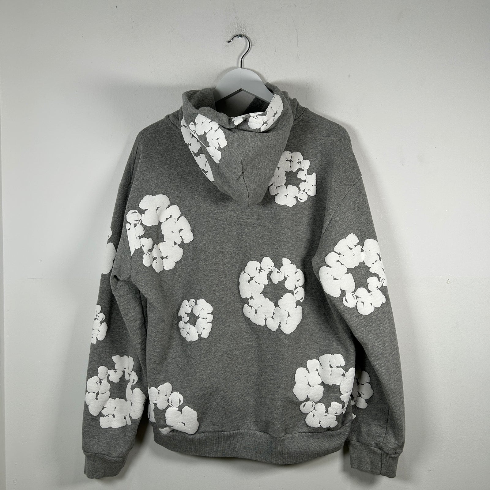 Denim Tears Gray Wreath Hoodie Size L
