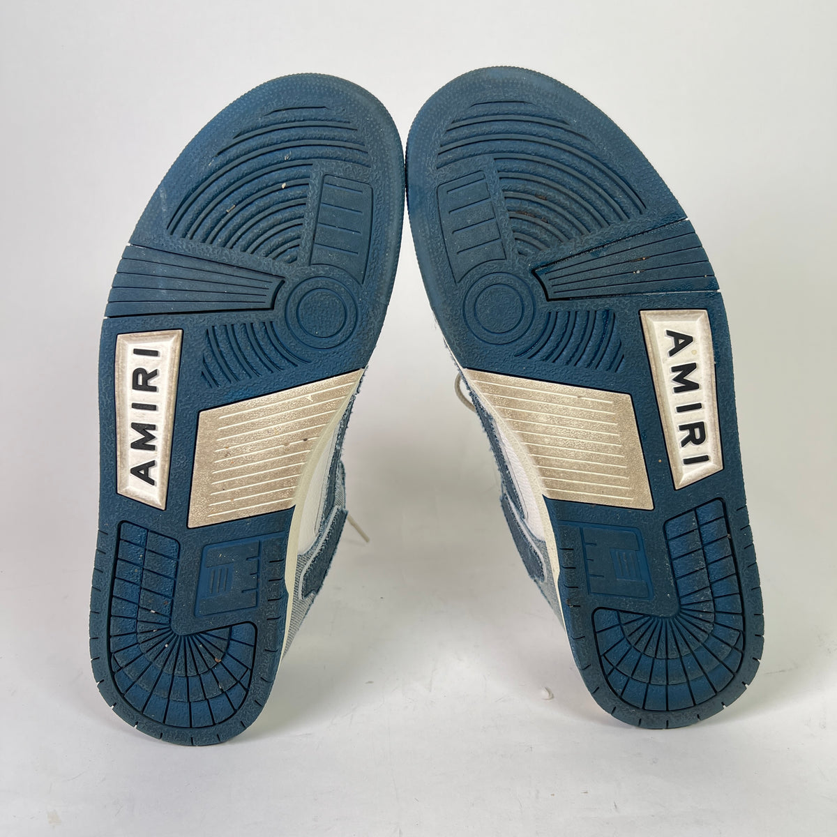 Amiri Denim Skel Low-Top Sneakers