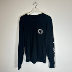 Chrome Hearts Black Horseshoe Longsleeve Size M