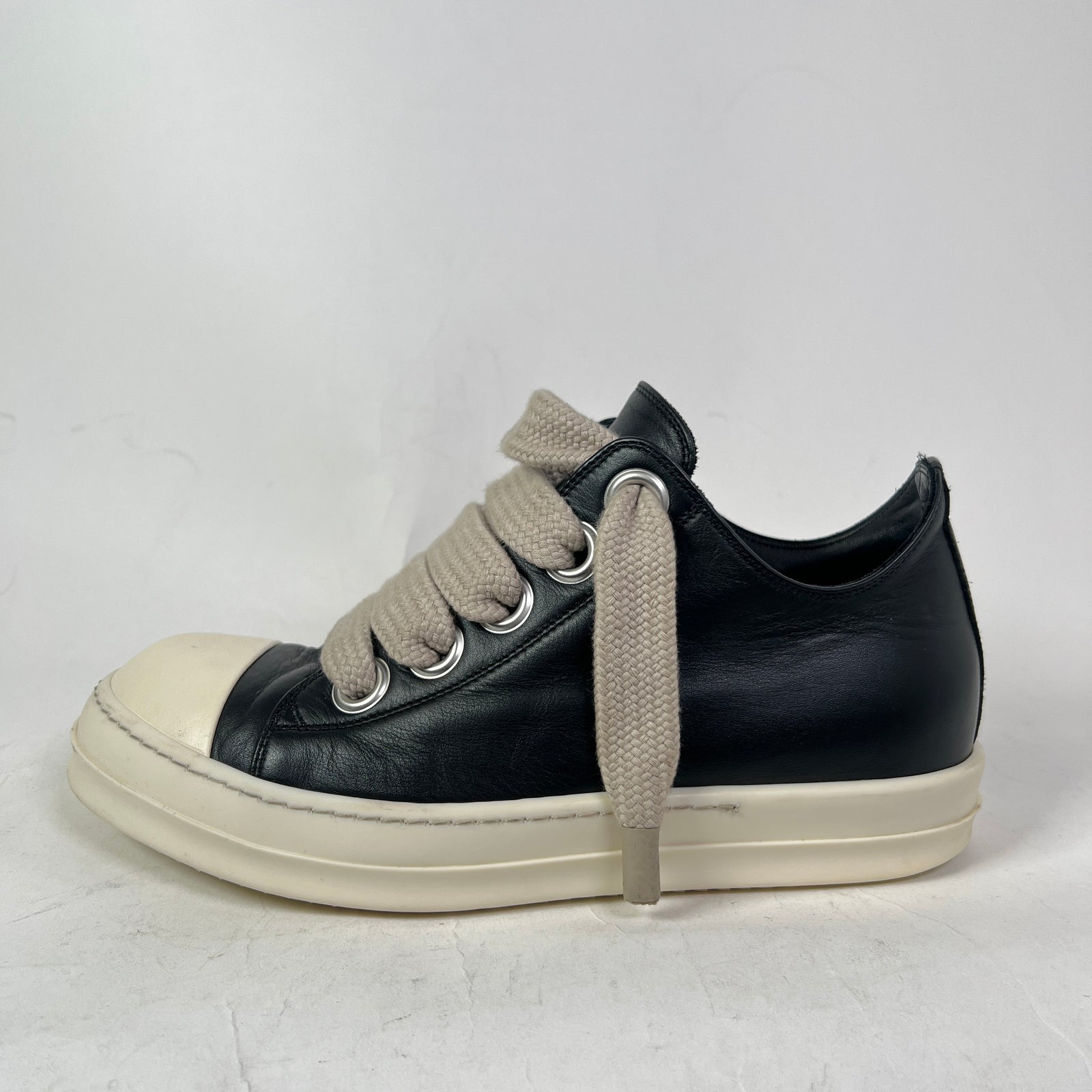 Rick Owens Mainline Jumbo Lace Low-Top Ramones