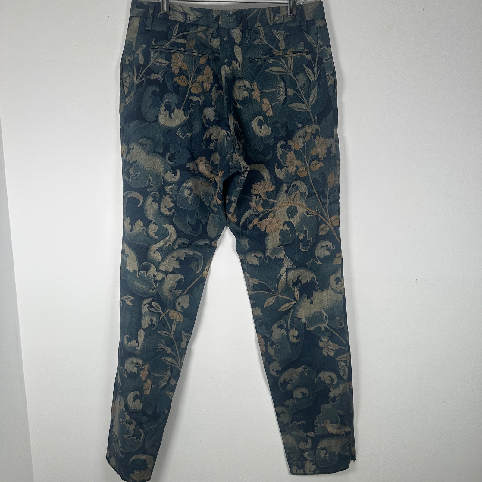 Dries Van Noten SS17 Floral Tapestry Pants Size 32