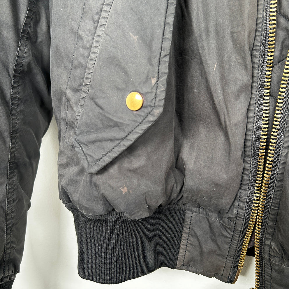 Acne Studios Black Bomber Jacket Size S