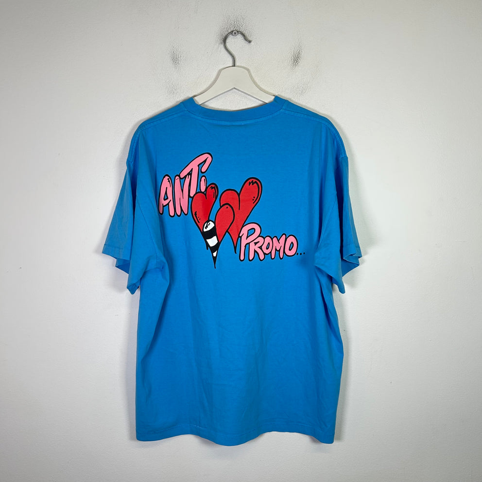 Anti Promo Matty Blue Heart Graphic T-Shirt