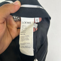 Loewe Black Wool Trousers Size 48