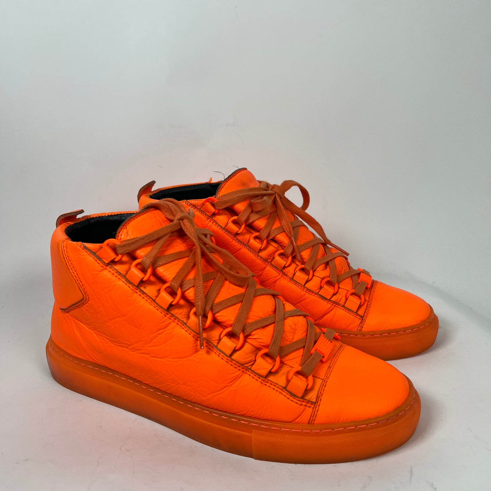 Balenciaga Neon Orange Arenas Size 40