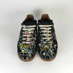 Maison Margiela Black Paint Splatter Gat Size 41