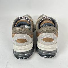 Gucci Gray/Brown Interlocking G Runners Size GG 9.5