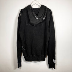 Gallery Dept. x Lanvin French Logo Paint Splatter Hoodie Size L