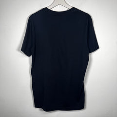 Moncler Navy Flocked Logo Tee Size S