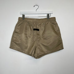 Essentials Nylon Khaki Short Size M