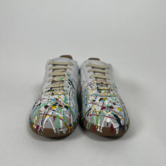 Maison Margiela White Paint Splatter Gats Size 44