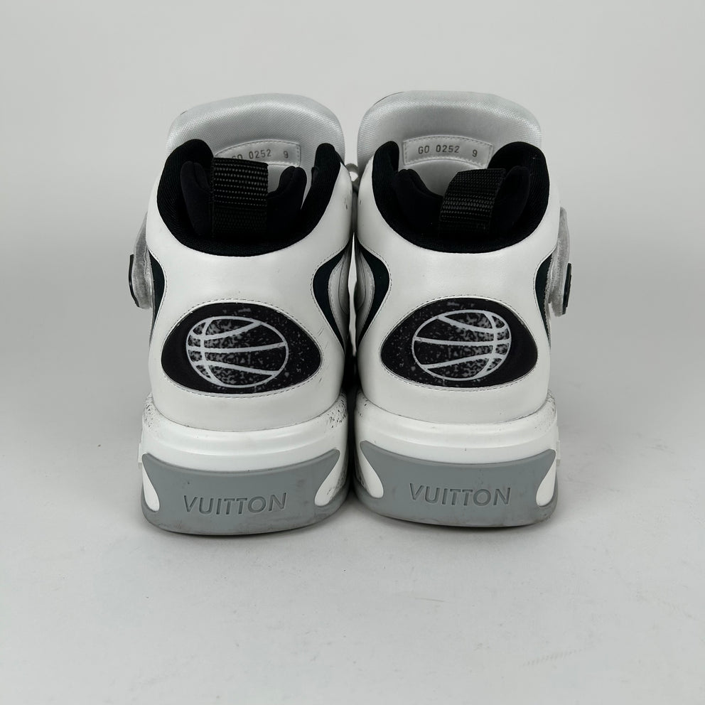 Louis Vuitton White/Grey Basketball Trainers  Size LV 9
