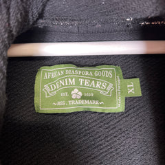 Denim Tears Black Wreath Hoodie Size XL