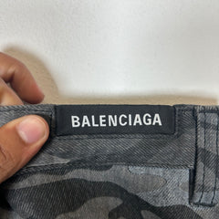 Balenciaga Dark Camo Jeans Size 36