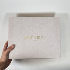 Jimmy Choo Bing 100 Crystal Embellished Heels Size 37.5