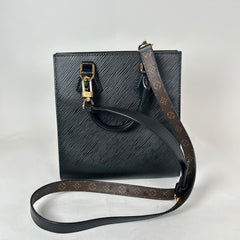 Louis Vuitton Black Epi Leather Sac Plat BB Bag
