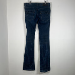 Tornado Mart Waxed Blue Jeans Size 32