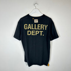 Gallery Dept Black Reversible French Logo T-shirt Size M