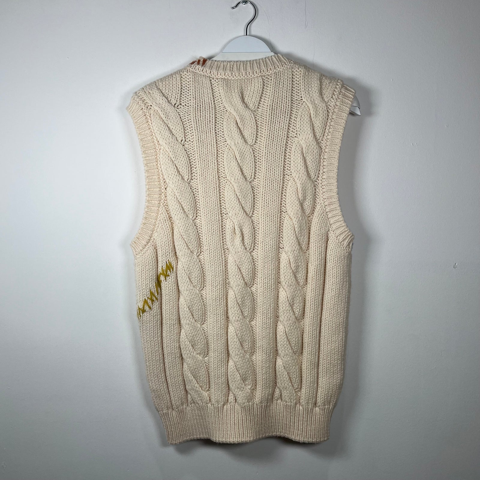 Marni Scar Cable Knit Vest Size 48