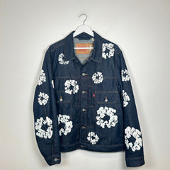 Denim Tears Raw Selvedge Wreath Jacket Size L