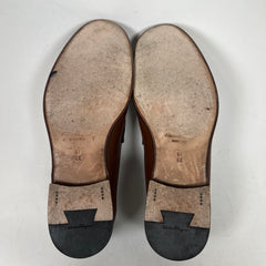 Salvatore Ferragamo Brown Leather Mason Loafers Size 8.5