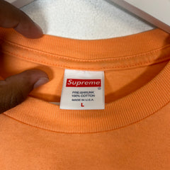 Supreme SS23 Peach Motion Logo T-Shirt Size